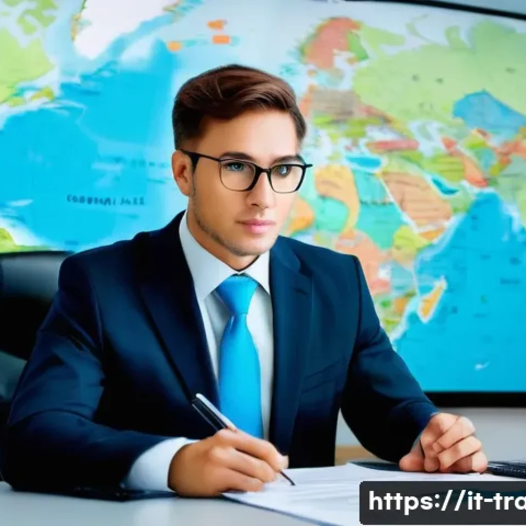국제무역사 시험 필기에서 유의할 점 - **Prompt 1: Navigating Global Trade with Incoterms**
    "An inspiring, medium shot of a confident a...