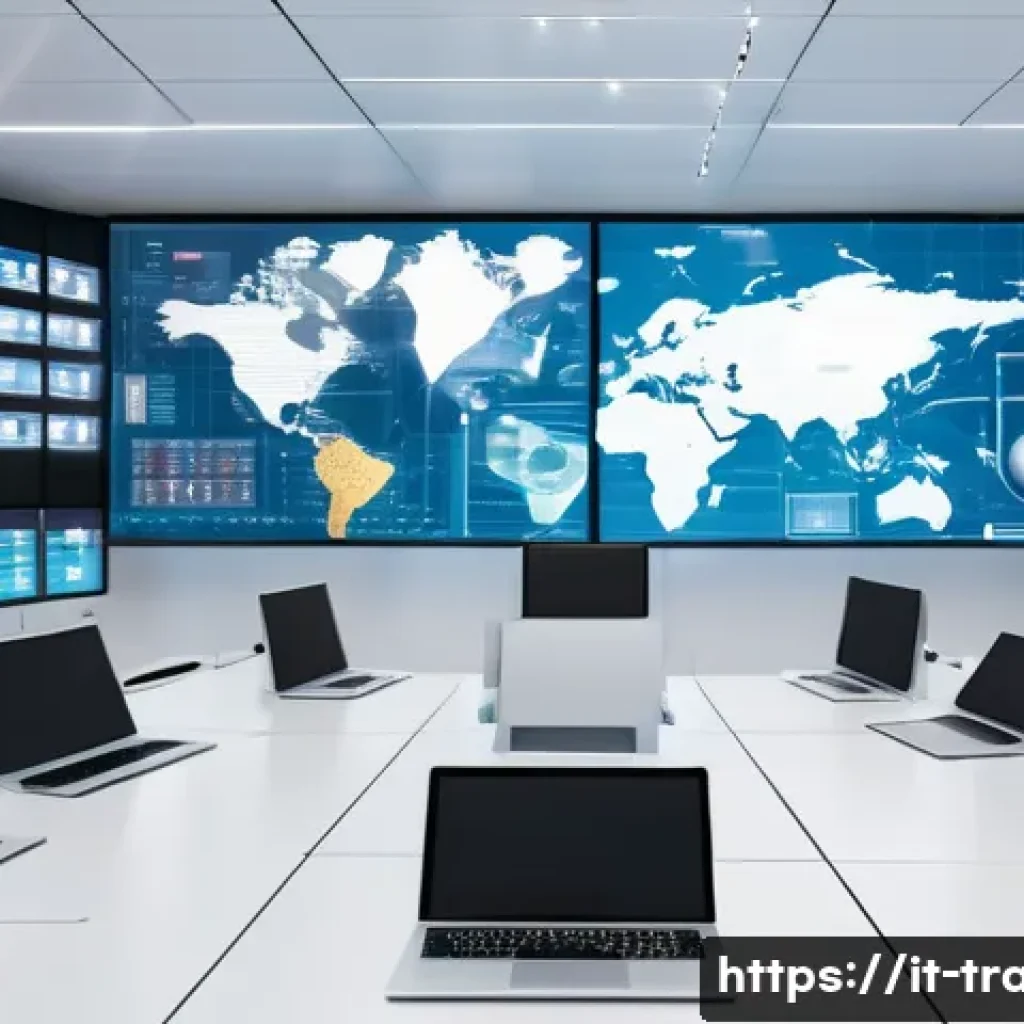 국제무역사 시험 관련 최신 정보 - A detailed digital illustration of an international trade control room showcasing the integration of...