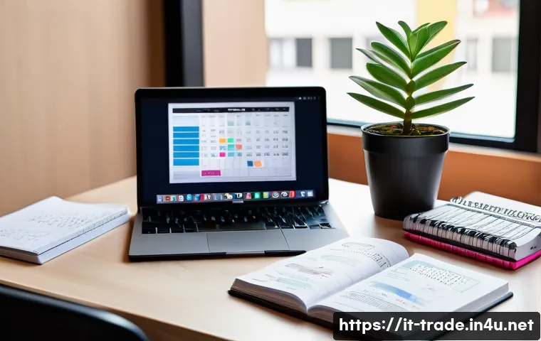 국제무역사 필기시험 준비 일정 - A detailed and organized study desk setup for an international trade exam preparation, featuring a l...