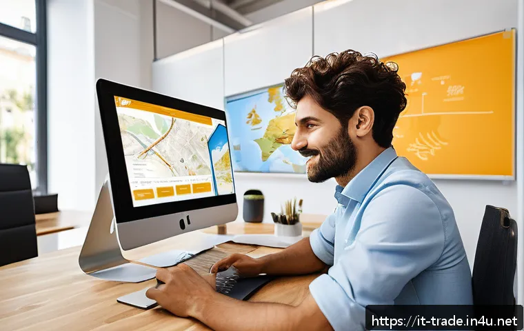 무역업계 스타트업 아이디어 - A modern, sleek e-commerce startup office scene showcasing a diverse team of young Italian professio...